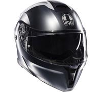 Casque Modulable AGV STREETMODULAR Resia Matt Grey/Silver/Red