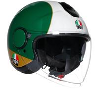 AGV Eteres Ago 1, casque à réaction S Vert/Blanc/Rouge/Or Vert/Blanc/Rouge/Or
