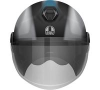 AGV Eteres Levanto Casque jet, noir-argent, taille 2XL pour homme