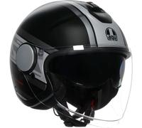 AGV Eteres Mondello, casque à réaction L Mat Noir/Gris Mat Noir/Gris