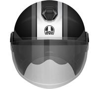 AGV Eteres Mondello Casque jet, noir-gris, taille XS pour homme