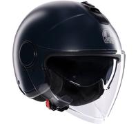 AGV Eteres Mono, casque à réaction M Mat-Bleu Foncé Mat-Bleu Foncé