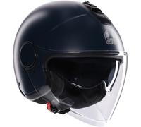 AGV Eteres Mono, casque à réaction S Mat-Bleu Foncé Mat-Bleu Foncé