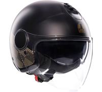 AGV Eteres Ponza Casque jet, Noir/Or, Taille S (55/56)