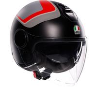 AGV Eteres Scaglieri Casque jet, Gris/Rouge, Taille XS (53/54)