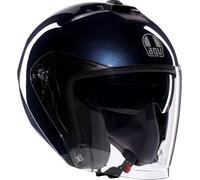 AGV Irides Mono, casque à réaction XS Bleu Foncé Bleu Foncé