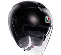 AGV Irides Mono Logo Casque jet, noir, taille XL pour homme