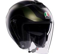 AGV Irides Sakai, casque à réaction XL Mat Vert Foncé/Noir Mat Vert Foncé/Noir