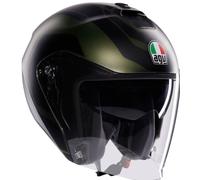 Casque Jet AGV IRIDES Sakai Matt Green/Black