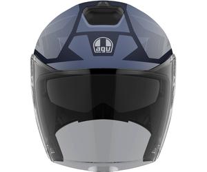 AGV Irides Trieste Casque jet, gris-bleu, taille XL pour homme
