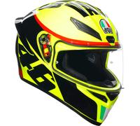 AGV K-1 S Grazie Vale Casque, noir-jaune, taille XS pour homme