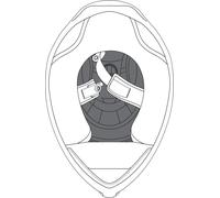 AGV K-1 S S26 Coussinets de couronne pour casque, Taille S