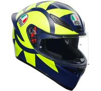 AGV K-1 S Soleluna 2018 Casque, Blau/Gelb, S (55/56)