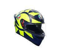 AGV K-1 S Soleluna 2018 Casque (Blue/Yellow,S (55/56))