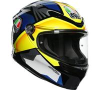 AGV K-6 Joan casque, bleu/jaune, Taille XS (53/54)