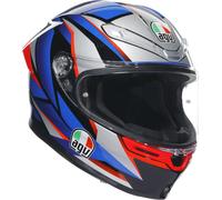 AGV K-6 S Slashcut Casque, noir/rouge/bleu, Taille XL (61/62)