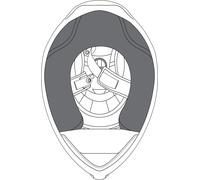 AGV K1/K1 S, coussinets de joue M Noir Noir