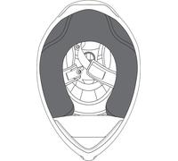 AGV K1/K1 S, coussinets de joue M Noir Noir