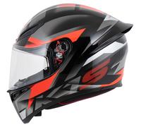 AGV K1 N Fastlap Casque Intégral Noir/Gris/Rouge S unisex