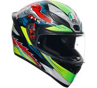 AGV K1 S Dundee, casque intégral M Mat Noir/Vert/Rouge Mat Noir/Vert/Rouge