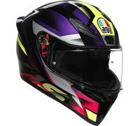 AGV K1 S Fastlap Casque, noir-pourpre, taille XS pour homme