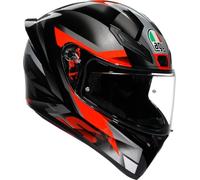 AGV K1 S Fastlap Casque, Schwarz/Grau/Rot, S (55/56)