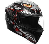 AGV K1 S Lyzard Casque, Noir/Gris/Rouge, Taille XL (61/62)