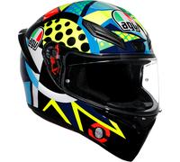 AGV K1 S Rossi Winter Test 2020, casque intégral XS Bleu/Jaune Néon/Rouge/Vert Bleu/Jaune Néon/Rouge/Vert