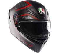 AGV K1-S Sling Casque, Noir mat/rouge, Taille XL (61/62)
