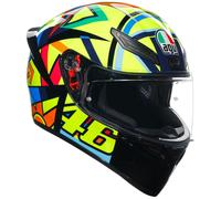 AGV K1 S Soleluna 2017, casque intégral M Noir/Jaune Néon//Bleu/Rouge Noir/Jaune Néon//Bleu/Rouge
