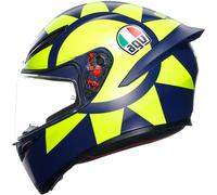 AGV K1 S Soleluna 2018, casque intégral XS Mat Bleu Foncé/Jaune Néon Mat Bleu Foncé/Jaune Néon