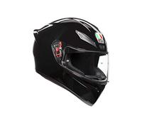 AGV K1 Solid Casque Moto Intégral, Noir, S