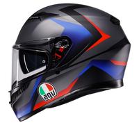 AGV K3 2.6 Striga Casque Intégral Mat/Noir/Rouge/Bleu XS unisex