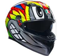 AGV K3 casque de moto Birdy 2.0 gris jaune rouge (M)