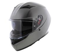 AGV - K3 E2206 MPLK, Casque Moto ECE avec Spoiler et visière UV résistante aux Rayures, Compatible avec l'interphone, Mono Matt Luna Grey, Unisex, XL