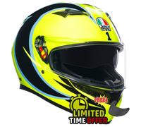 AGV K3 Rossi Winter Test Phillip Island 2005 - Free Dark Visor Motorcycle Motorb