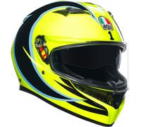 Agv K3 Rossi Wt Phillip Island 2005 E2206 Mplk Full Face Helmet Jaune XS