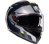 AGV K3 Shade 22.06 Casque, gris, taille S pour homme