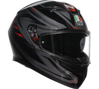 AGV K3 Syth Casque, noir-gris-rouge, taille XL pour homme