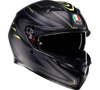 AGV K3 Syth Casque, noir mat/jaune, Taille XXL (63/64)