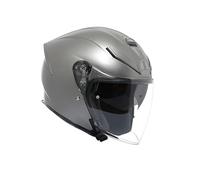 AGV K5 Jet Evo Mono, casque à réaction S Gris Mat Gris Mat