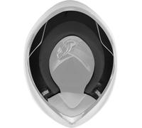 AGV K6/K6 S, coussinets de joue XXL Noir/Gris Noir/Gris