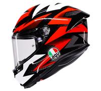 AGV K6 S Braven Casque Intégral Noir/Blanc/Rouge L unisex