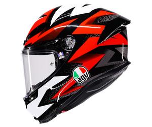 AGV K6 S Braven Casque Intégral Noir/Blanc/Rouge L unisex