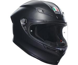 AGV - K6 S E2206 MPLK, Casque Moto Intégral Routier Racing en Fibre de Carbone, Léger et Aérodynamique, Visière Panoramique Anti-Rayures, Intérieur Amovible, Prédisposition Pinlock