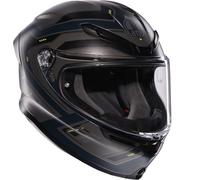 AGV K6 S Enhance Casque, Gris mat/jaune, Taille XL (61/62)