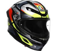 AGV K6 S Erazer Casque, Gris/Jaune néon, Taille XL (61/62)