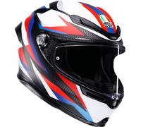 AGV K6 S Timewarp S26, casque intégral XL Mat Noir/Rouge/Bleu/Blanc Mat Noir/Rouge/Bleu/Blanc