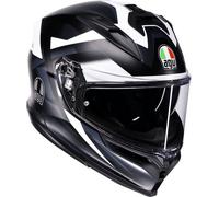 AGV K7 Glimpse S26, casque intégral M Mat Noir/Blanc/Gris Mat Noir/Blanc/Gris