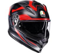 AGV K7 Glimpse S26, casque intégral M Mat Noir/Rouge/Gris Mat Noir/Rouge/Gris